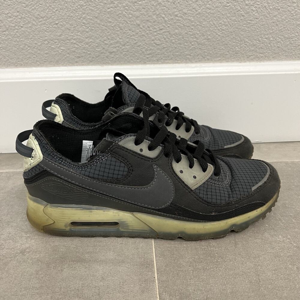 Nike Air Max Terrascape 90 Mens 9 Black Sneaker Athletic Shoes DH2973-001